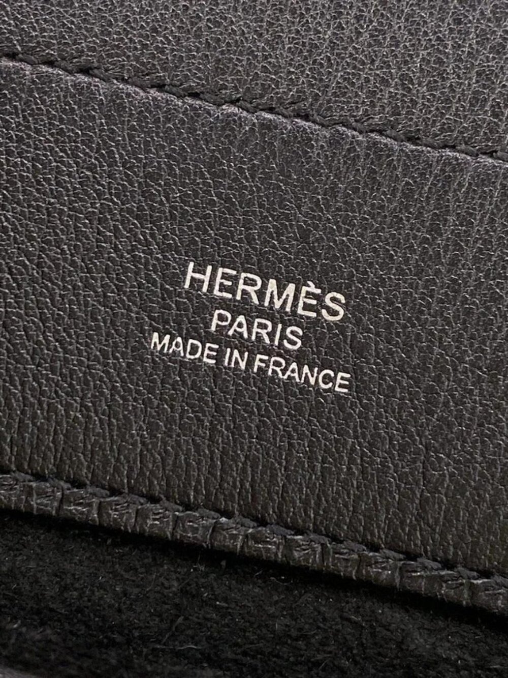 HERMES Aline Mini Black Agneau Milo Veau Swift Y Shoulder Bag - Picture 7 of 15